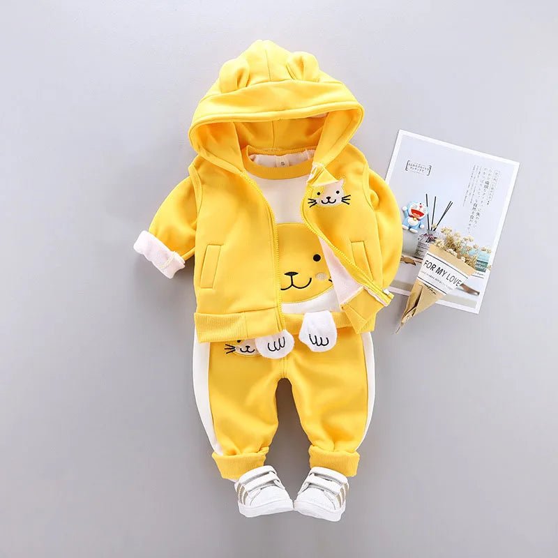 3pc/Set Animal Bear Baby Set For Newborn Winter Infant Clothing Sets Super Keep - Vintress Fashion