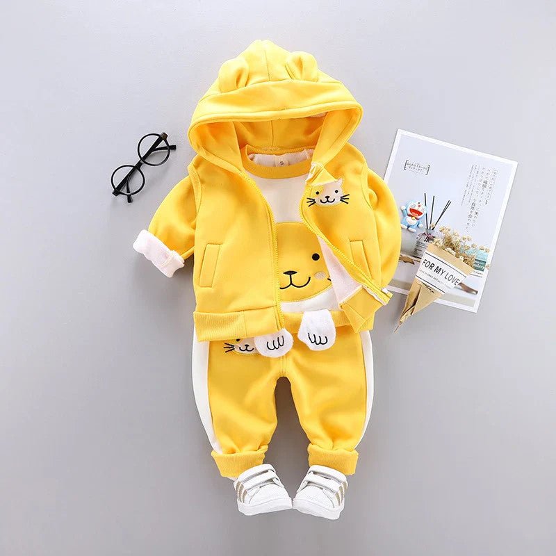 3pc/Set Animal Bear Baby Set For Newborn Winter Infant Clothing Sets Super Keep - Vintress Fashion