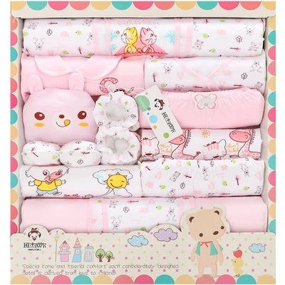 18Pcs/lots Newborn Baby Clothes Set 100% Soft Cotton Spring Newborn Set Infant Gift Baby Clothing For New Born Clothes Baby Suit