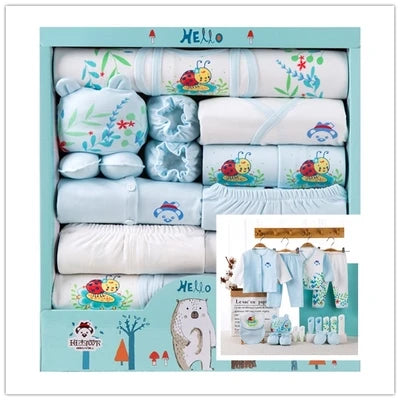 18Pcs/lots Newborn Baby Clothes Set 100% Soft Cotton Spring Newborn Set Infant Gift Baby Clothing For New Born Clothes Baby Suit