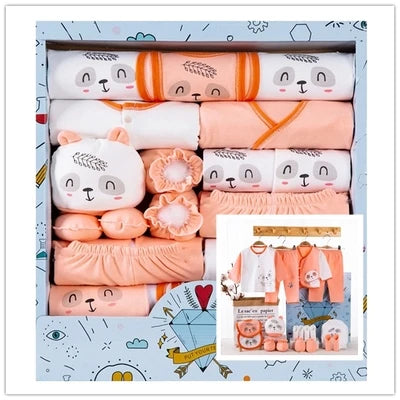 18Pcs/lots Newborn Baby Clothes Set 100% Soft Cotton Spring Newborn Set Infant Gift Baby Clothing For New Born Clothes Baby Suit