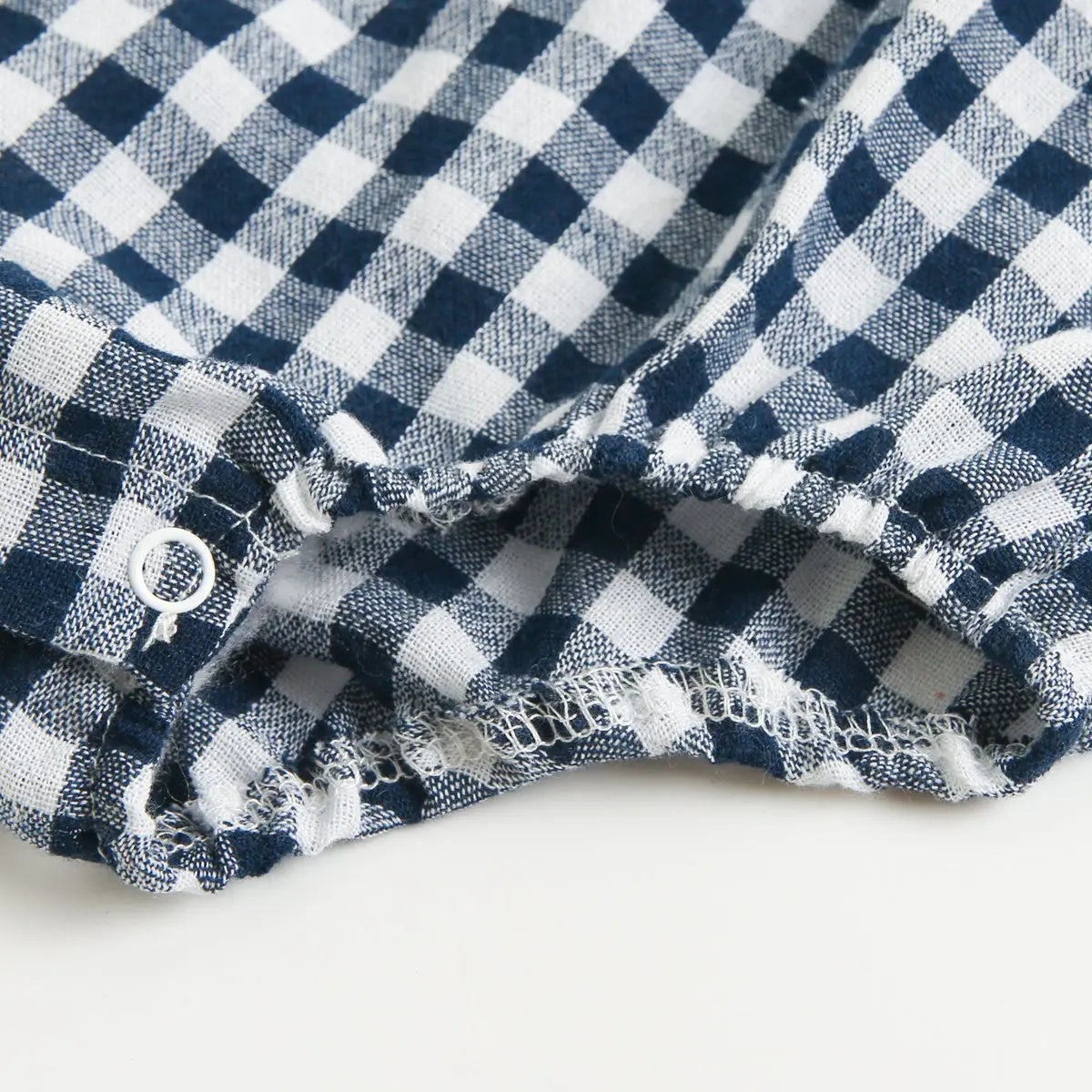 Newborn Fashion Clothes Plaid Baby Girl Summer Bodysuit Cute Infants Girls Clothing