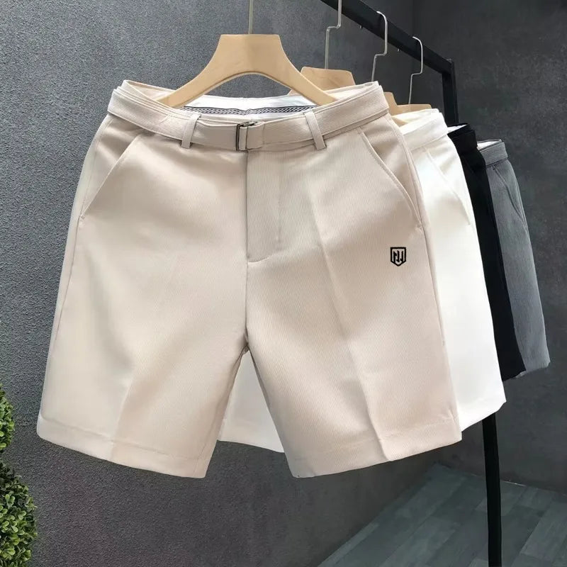 Summer Men's Golf Sportswear - Casual Elastic Golf Midrises - Fashionable Men's Golf Shorts - Brand Men's Golf Clothing