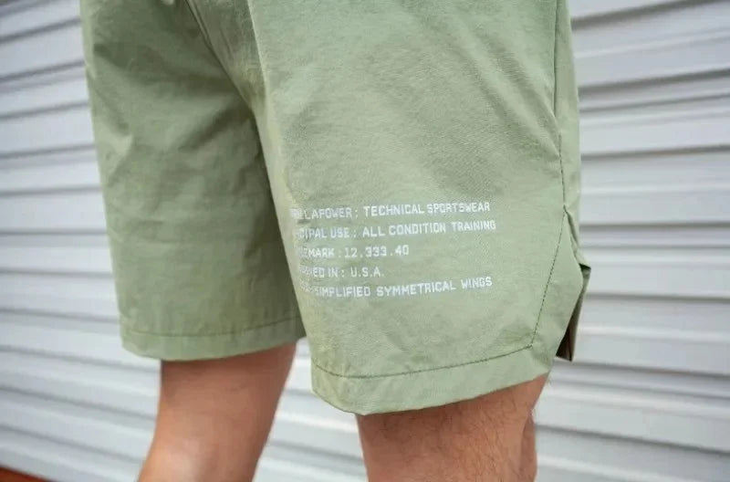 summer Men Shorts Light Weight Thin printing breathable Short Pants Fitness Men Casual Shorts Quick-drying Drawstring Shorts