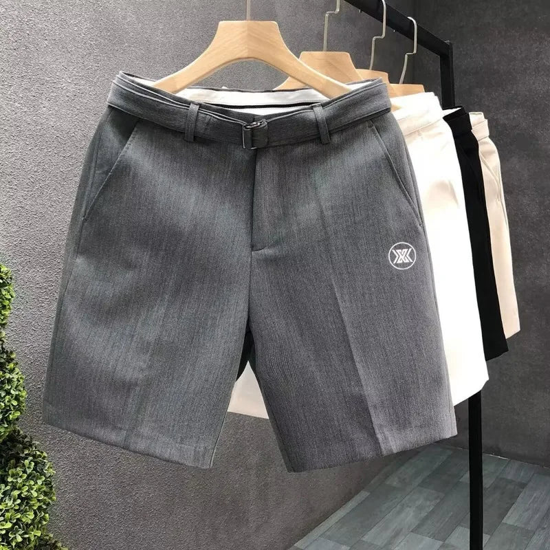 Summer Men's Golf Sportswear - Casual Elastic Golf Midrises - Fashionable Men's Golf Shorts - Brand Men's Golf Clothing