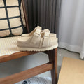 WomenFashion Luxury Genuine Leather Slippers Designed by Zapatos Mujer
