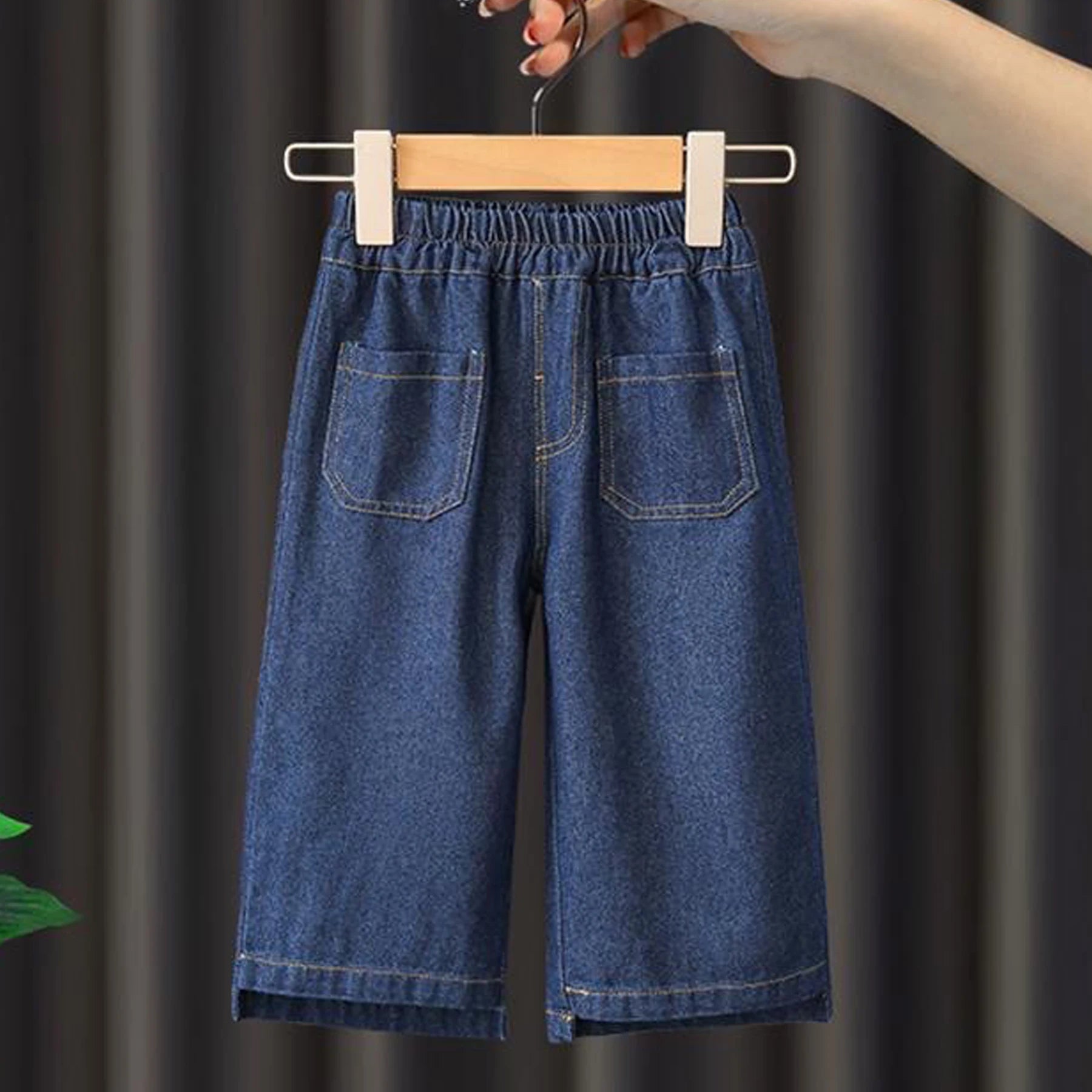 Fashion Denim Casual Baby Girls Outfits Spring Autumn Toddler Children Clothes Vest+Tops+Trousers 3pcs Sets Clothes Sets