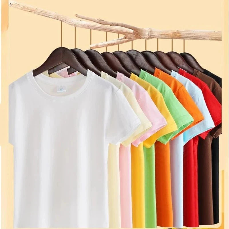 Summer Kids T-shirt 100% Cotton Funny Banana Print Casual Loose O-neck Short Sleeve Tees for Boys And Girls