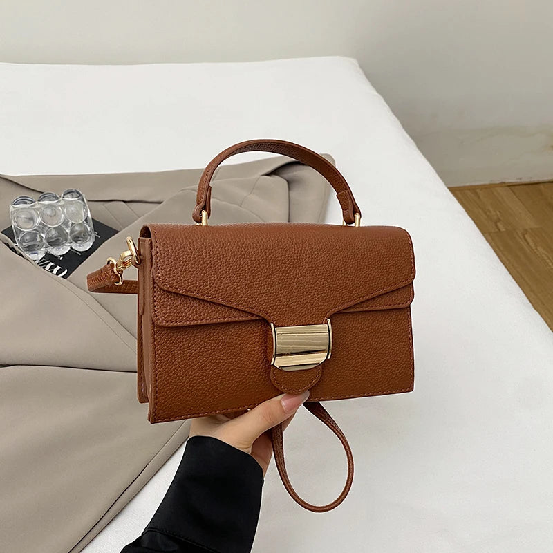 Black Handbags Classic Bags Designer Crossbody Bag Pu Leather Small Messenger Bag Women's Shoulder Bag Bolsa Feminina Flap Purse