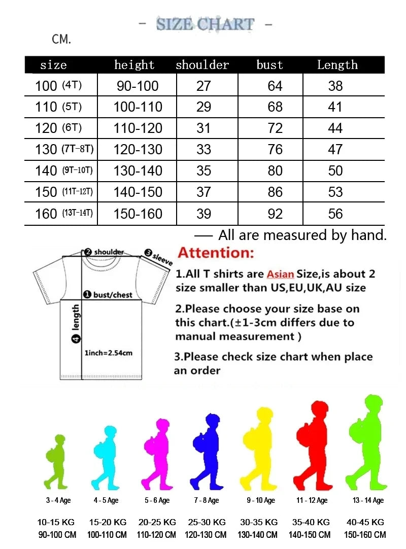 Summer Kids T-shirt 100% Cotton Funny Banana Print Casual Loose O-neck Short Sleeve Tees for Boys And Girls