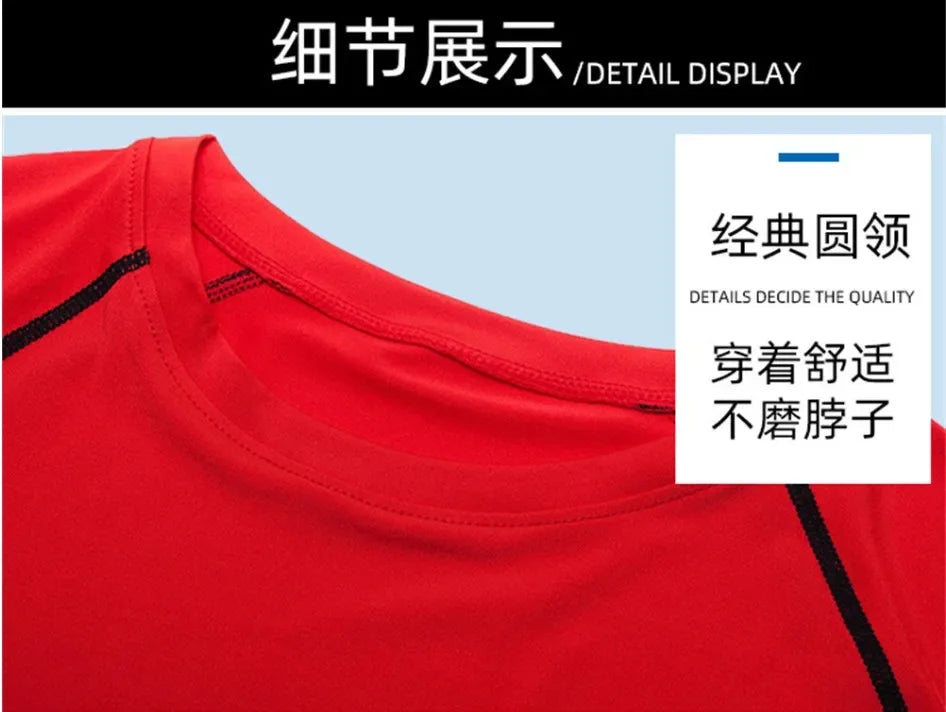 EVERLAST Men's T-shirt + Shorts 2pcs Set Leisure Breath Short Sleeve Sport Jogging Gym Brand Print Clothing