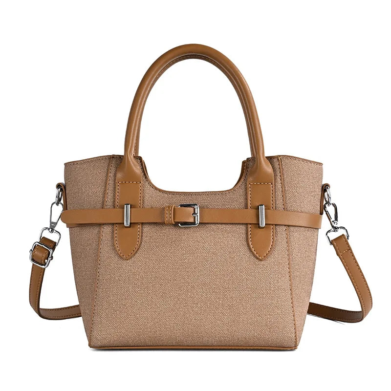 Daily commuting handbag, women's new fashionable retro high-end sensory communication bag, single shoulder crossbody bag