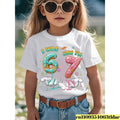 Summer Children's T-shirt Cotton Casual Fashion Kids Clothing 67 Six Seven Cute Print Trendy Boys Girls Short Sleeve Tees Tops