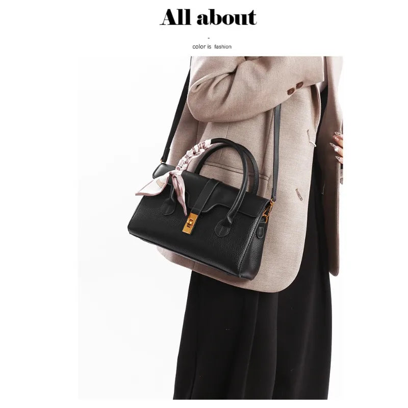 Fashionable and minimalist handbag for women, high-end crossbody bag, large capacity commuting handbag for women