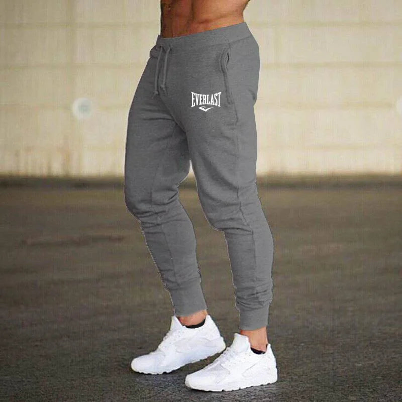 New Printed Pants Autumn EVERLAST Men/Women Running Pants Joggers Sweatpant Sport Casual Trousers Fitness Gym Breathable Pants