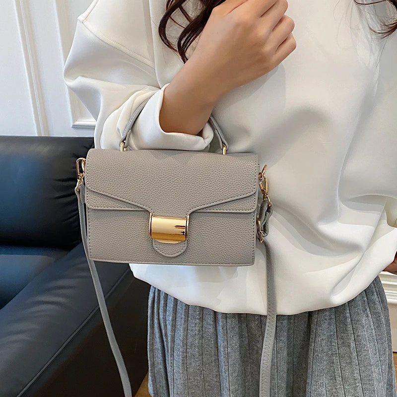Black Handbags Classic Bags Designer Crossbody Bag Pu Leather Small Messenger Bag Women's Shoulder Bag Bolsa Feminina Flap Purse