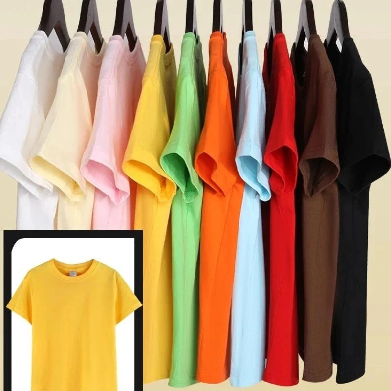 Summer Kids T-shirt 100% Cotton Funny Banana Print Casual Loose O-neck Short Sleeve Tees for Boys And Girls