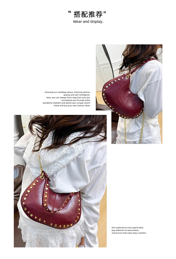 High-Quality Women's Handbag Leather Crossbody Shoulder Bag Luxury Brand Famous Designer Popular Classic Elegant Tote for Ladies