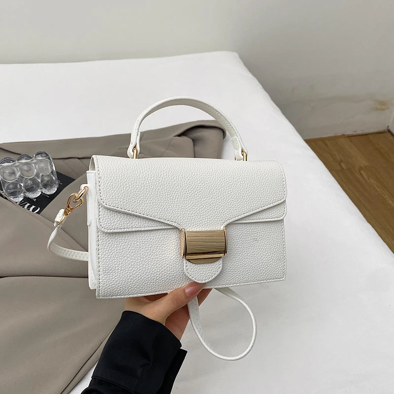 Black Handbags Classic Bags Designer Crossbody Bag Pu Leather Small Messenger Bag Women's Shoulder Bag Bolsa Feminina Flap Purse