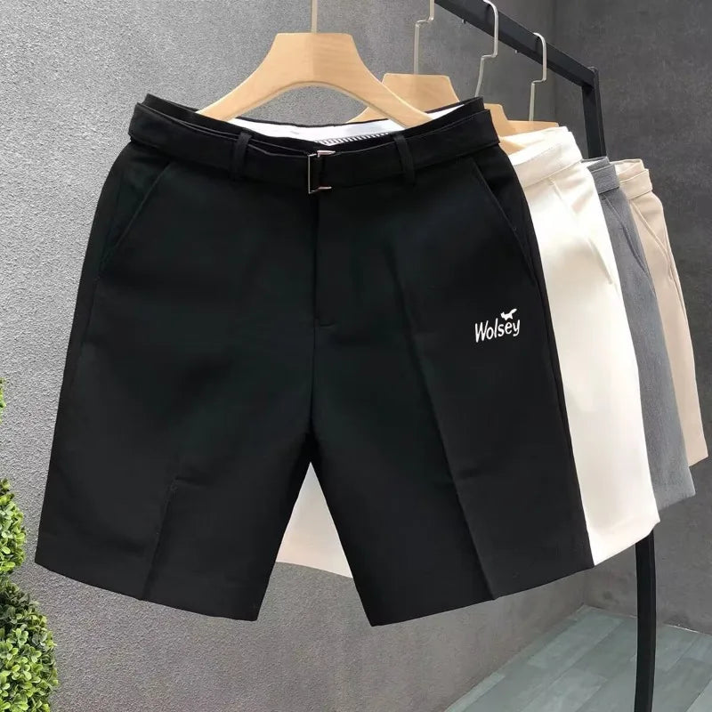 Summer Men's Golf Sportswear - Casual Elastic Golf Midrises - Fashionable Men's Golf Shorts - Brand Men's Golf Clothing