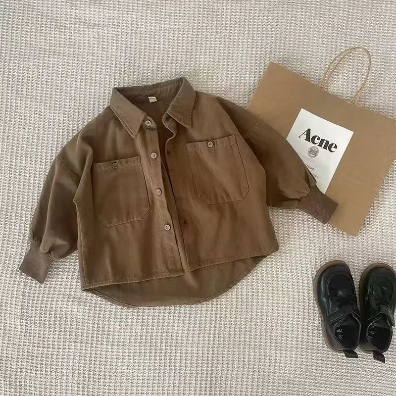 Spring Autumn Baby Clothes Suit Boys Outfit Sets Baby Boys Shirts+ Pants SetsChildren's Set 2 to 6 years