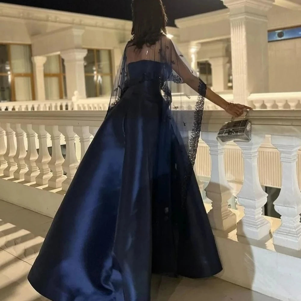 Prom Dresses A-line O-Neck Midi Dress Evening Gown Occasion Formal Exquisite High Quality Prom Party Gowns for Women Customized