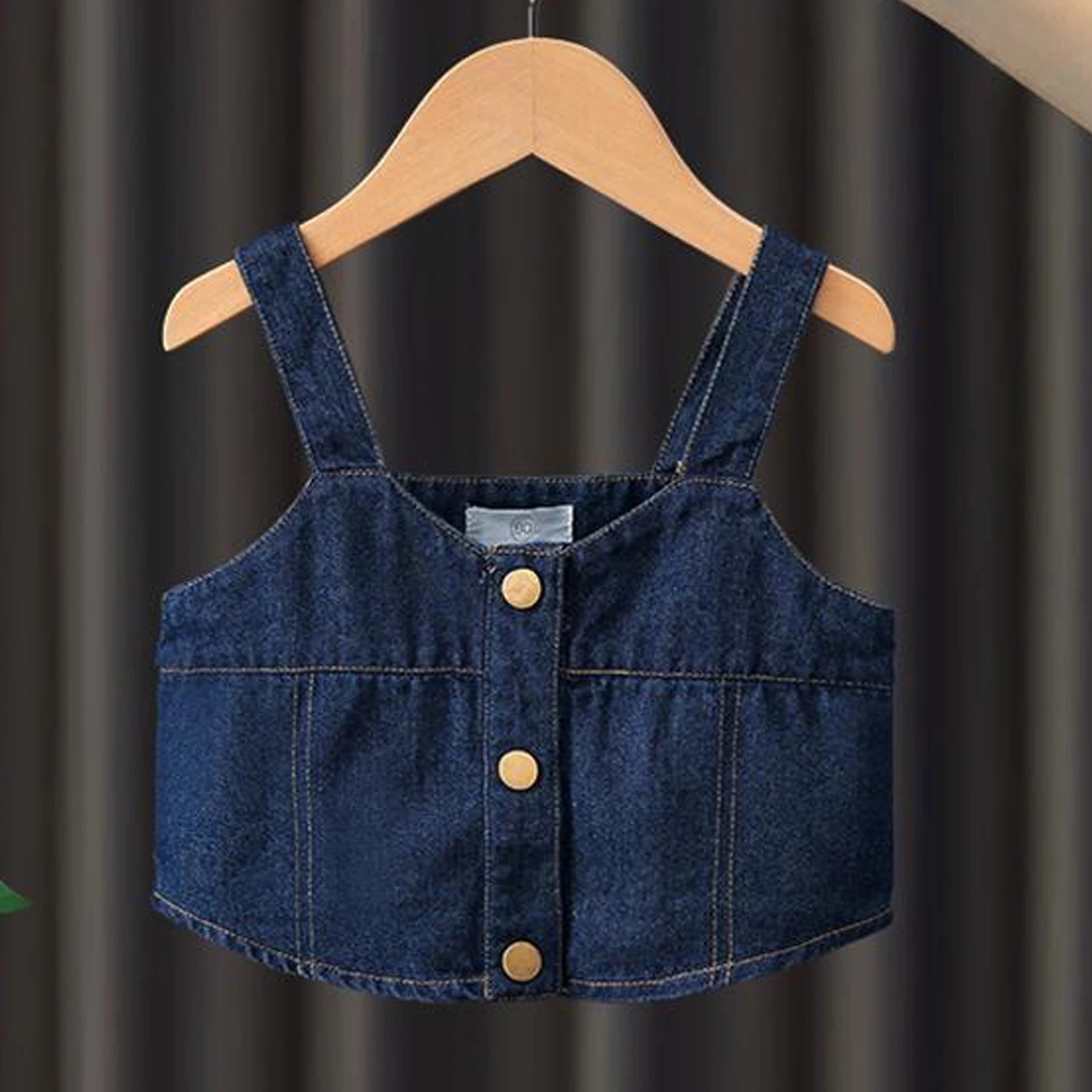Fashion Denim Casual Baby Girls Outfits Spring Autumn Toddler Children Clothes Vest+Tops+Trousers 3pcs Sets Clothes Sets