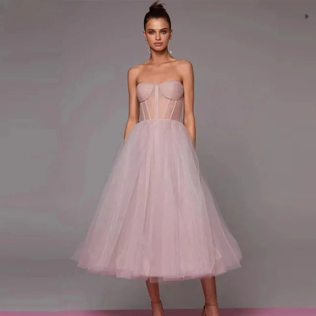 Sweetheart Prom Dresses Beach Evening Dresses New Design Party gown Simple Summer Evening Vestidos