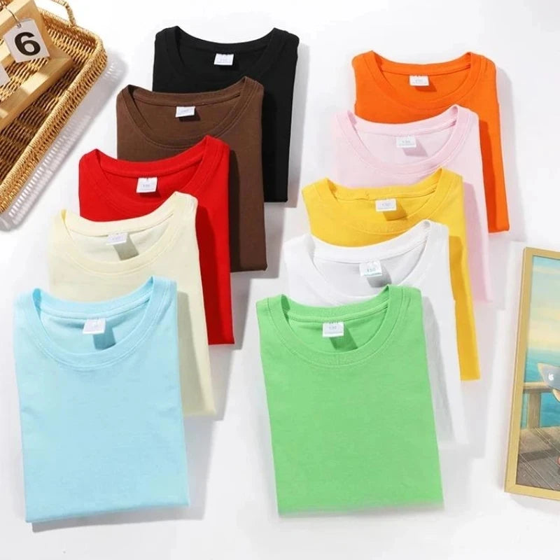 Summer Kids T-shirt 100% Cotton Funny Banana Print Casual Loose O-neck Short Sleeve Tees for Boys And Girls