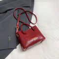 Classic Handbag Women's Bag Black Crocodile Pattern Crossbody Bag Female Pu Leather Commute Bag Top Brand Small Shoulder Bag