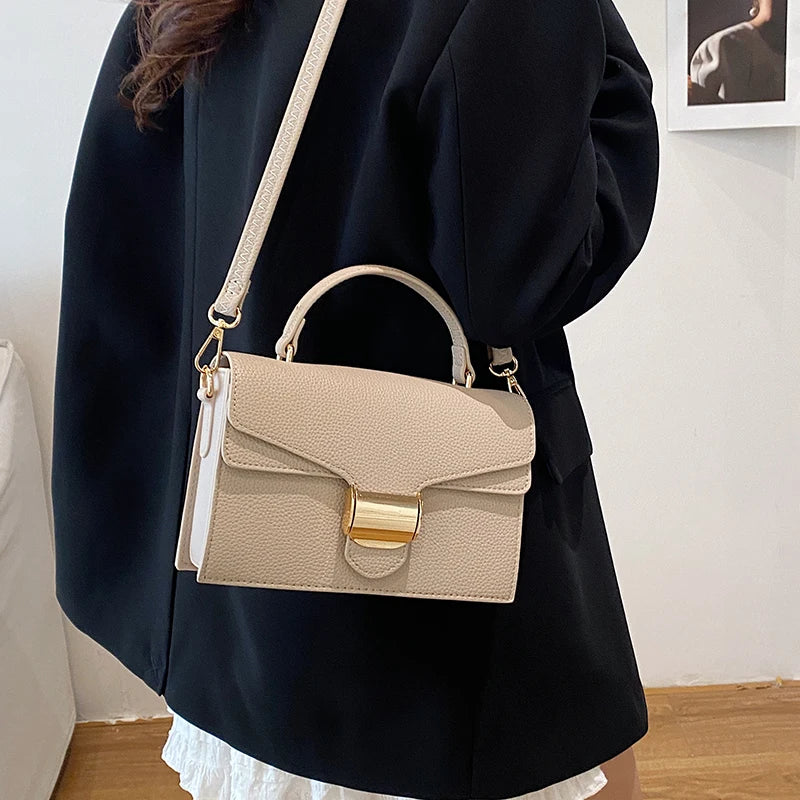 Black Handbags Classic Bags Designer Crossbody Bag Pu Leather Small Messenger Bag Women's Shoulder Bag Bolsa Feminina Flap Purse
