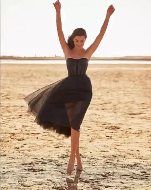 Sweetheart Prom Dresses Beach Evening Dresses New Design Party gown Simple Summer Evening Vestidos