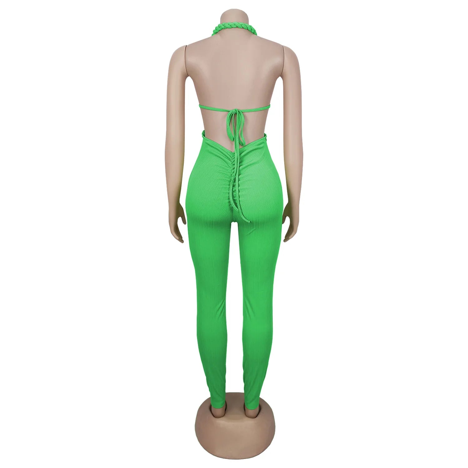Sexy Bodysuit women's jumpsuits and rompers Rompers Woman Clothes1 Piece Set Playsuit Hang neck backless Female Clothing HXY309