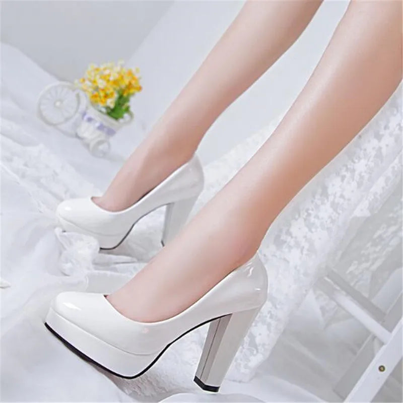 2026 New Women Pumps Shoes Pointed Toe High Heels Fine Pointed Toe Slip-On Designer Shoes Women Wedding Luxury Zapatilla Mujer