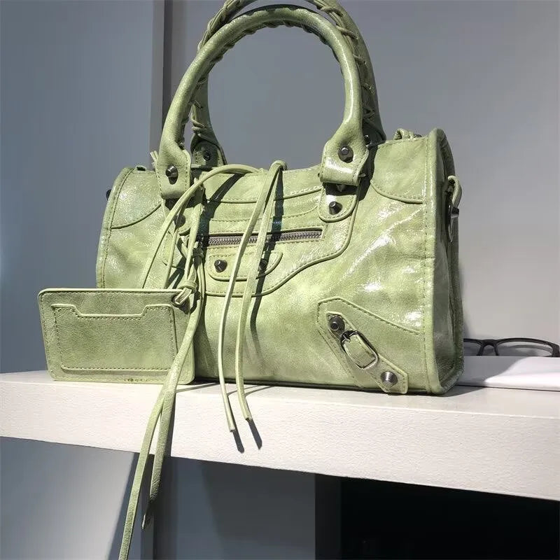 Handbags For Women 2026 New High Capacity Shoulder Bags Motorcycle Lady Travel Bag Luxury Brand Hobos bags Cross-body Handbags