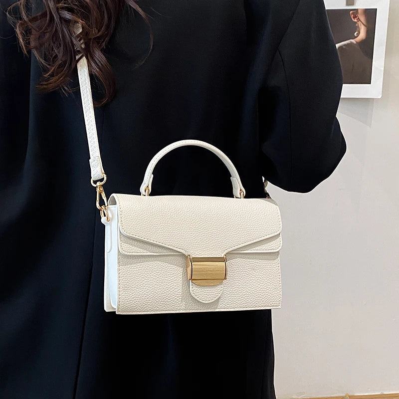 Black Handbags Classic Bags Designer Crossbody Bag Pu Leather Small Messenger Bag Women's Shoulder Bag Bolsa Feminina Flap Purse