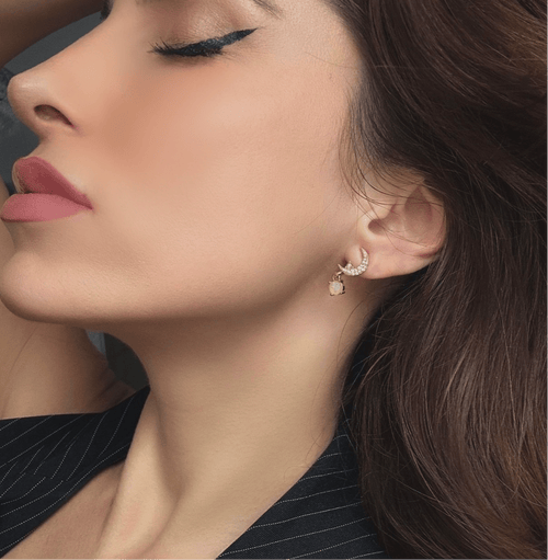 Andromeda Moon and Star Mismatch Earrings - Vintress Fashion