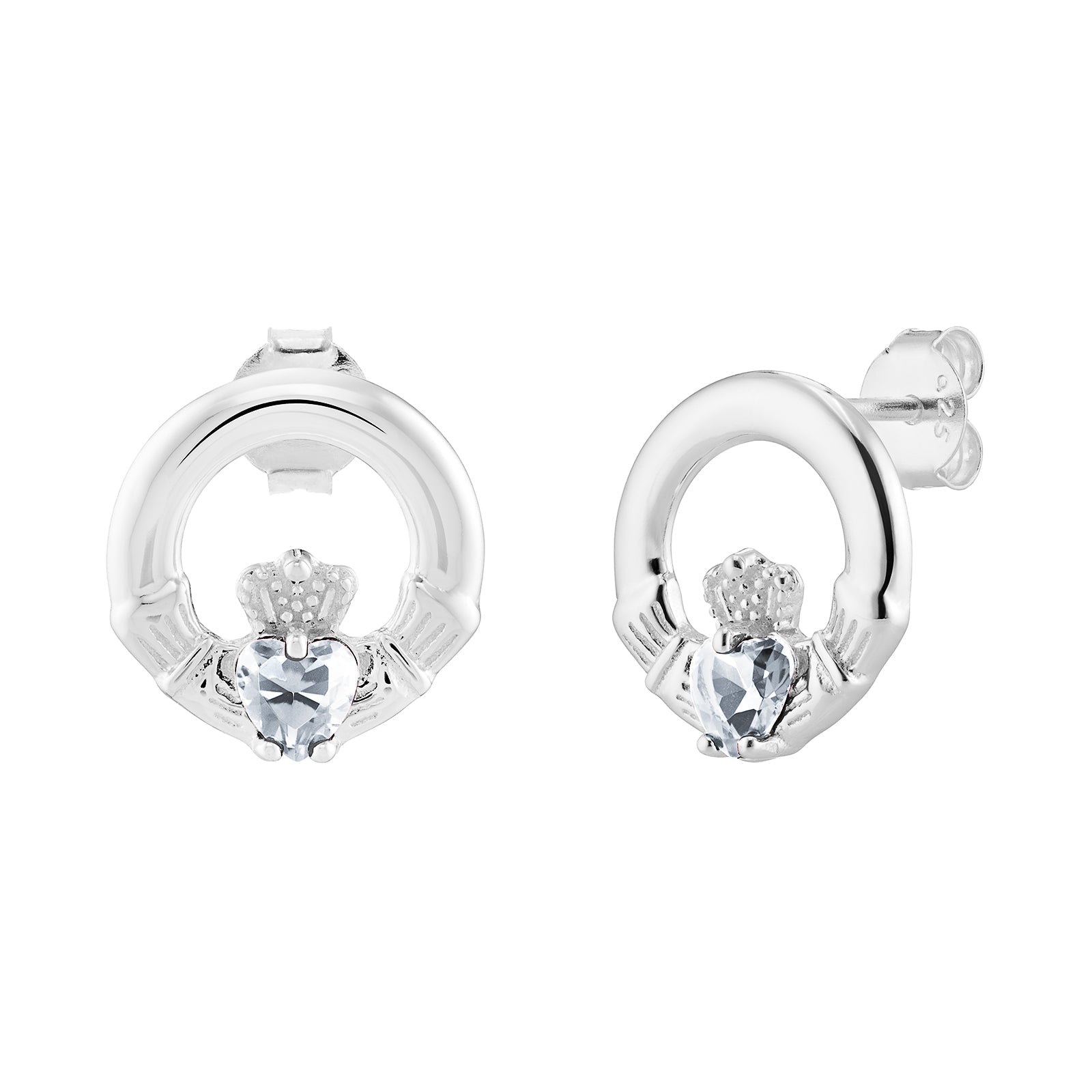 April Birthstone Claddagh Jewellery Set - Vintress Fashion