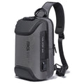BANGE Men Security USB Chest Bag Portable Outdoor Shoulder Bag, Outdoor Shoulder Bag - Vintress Fashion