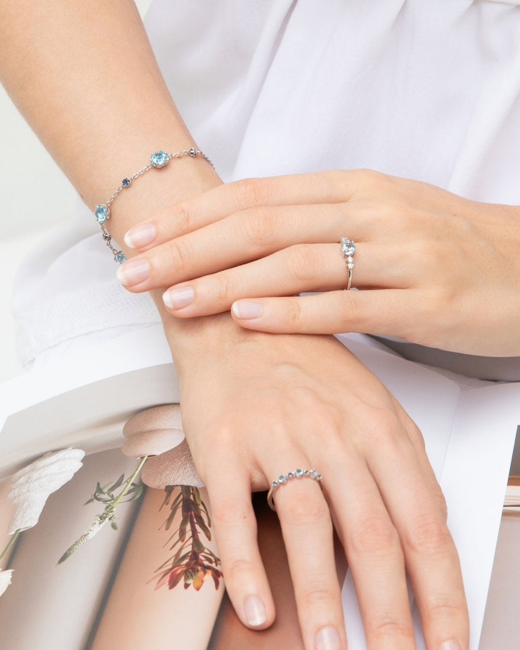 Blue Topaz Everyday Jewellery Gift Set in Sterling Silver - Vintress Fashion