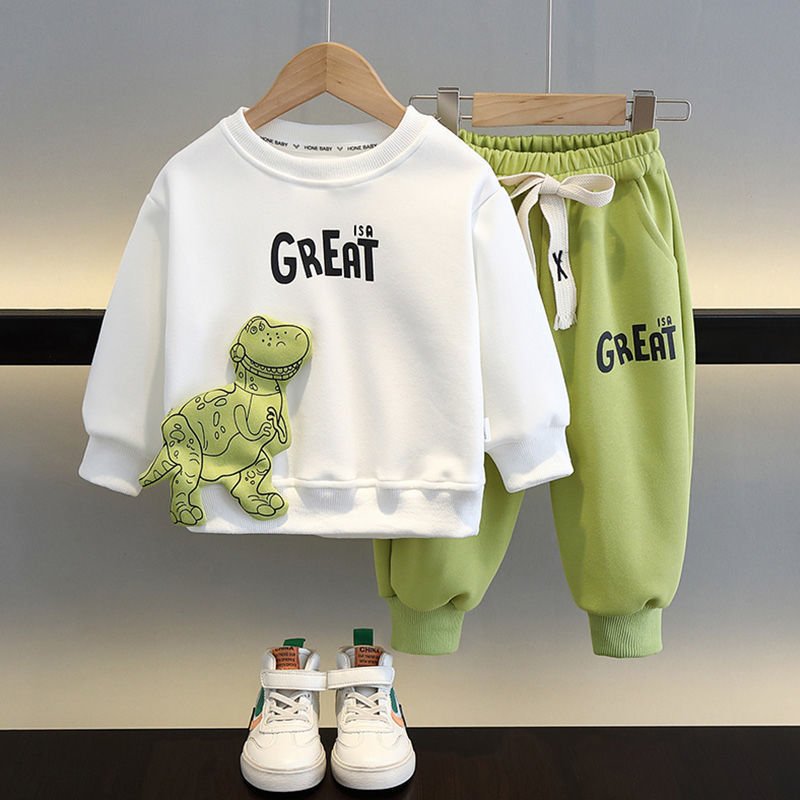 Boys Sweater Suit Clothes Fashionable Children Korean Style - Vintress Fashion