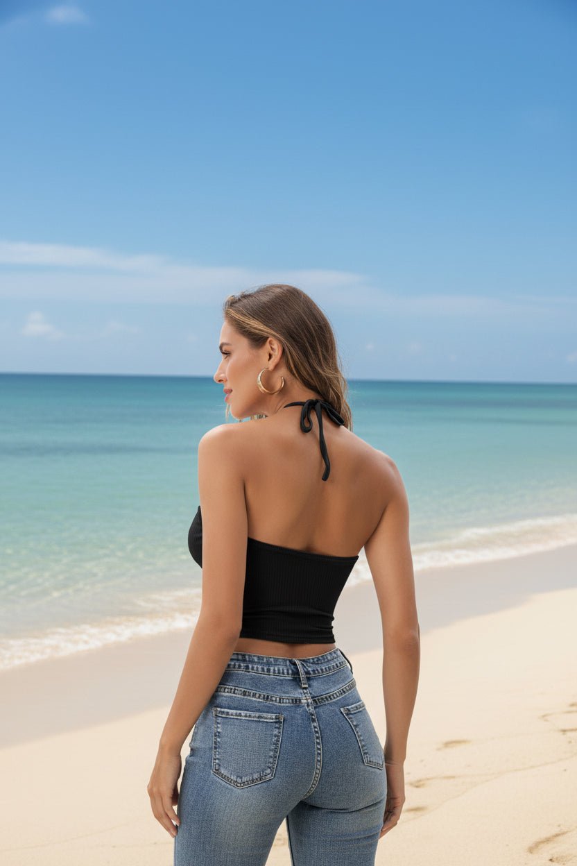 Camisole Halter Vest Women Summer Hollow Tops - Vintress Fashion