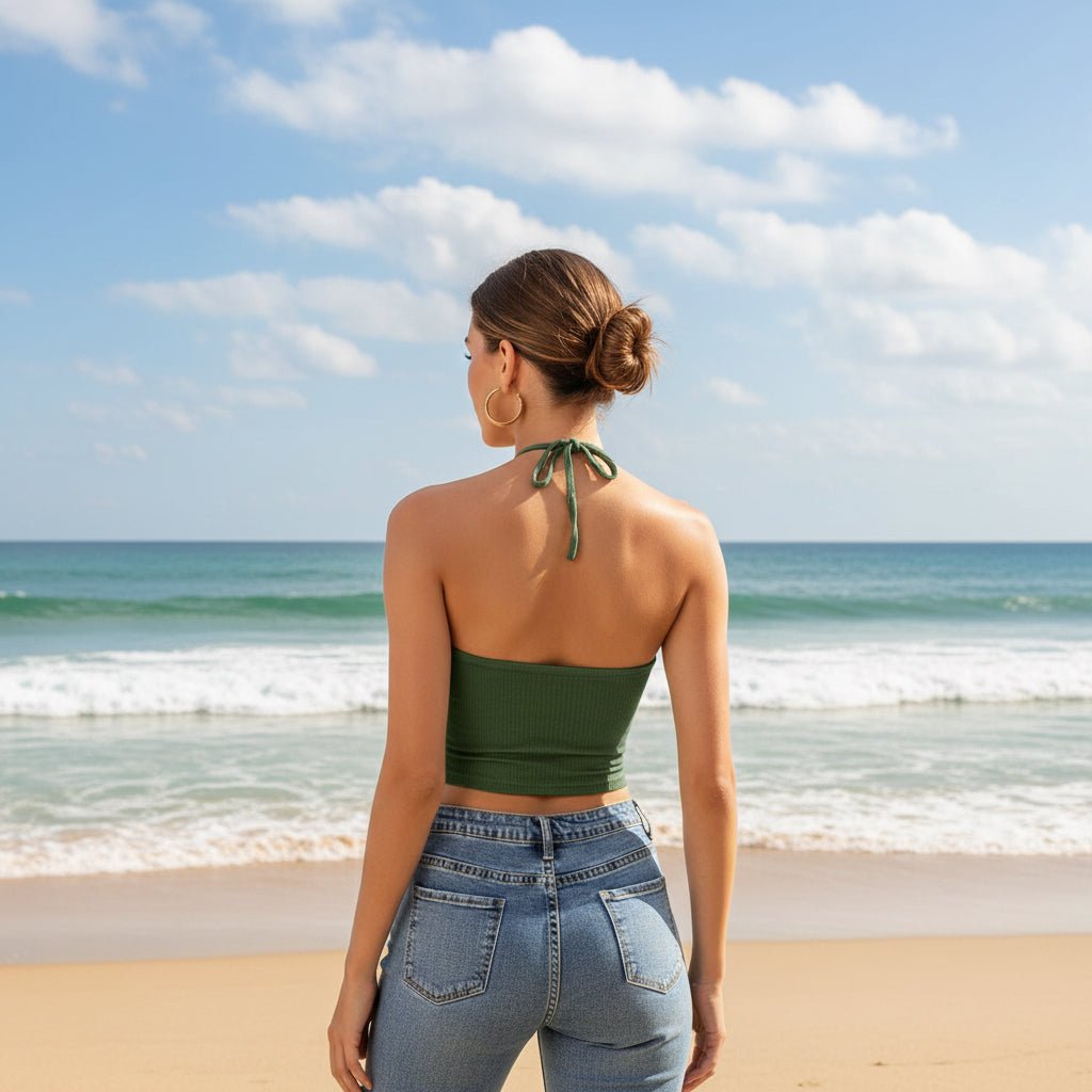 Camisole Halter Vest Women Summer Hollow Tops - Vintress Fashion
