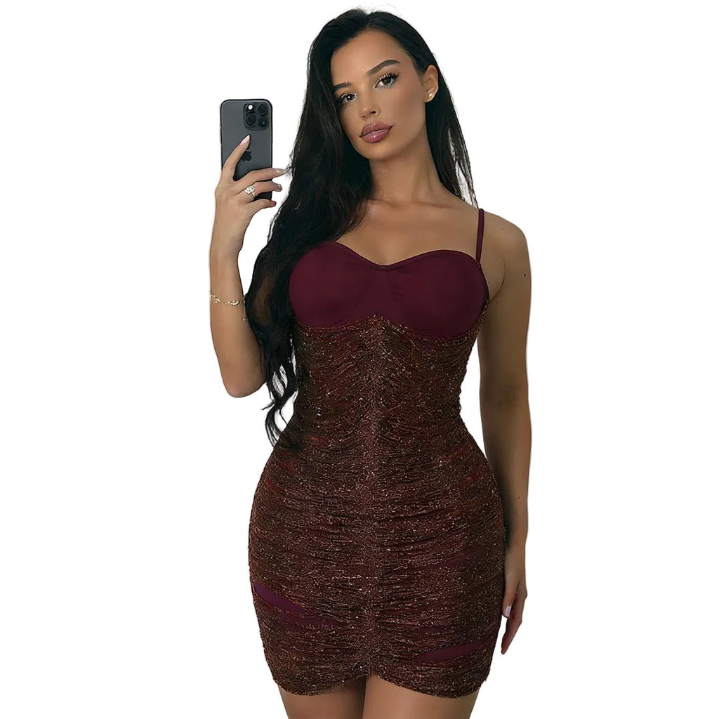 Chic Tassel Spliced Sleeveless Dress for Women - Vintress Fashion