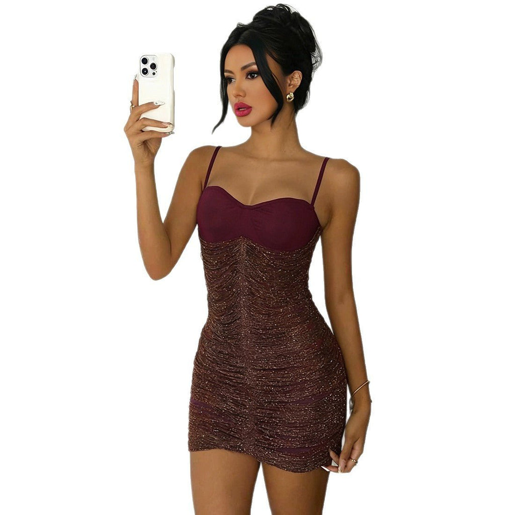 Chic Tassel Spliced Sleeveless Dress for Women - Vintress Fashion