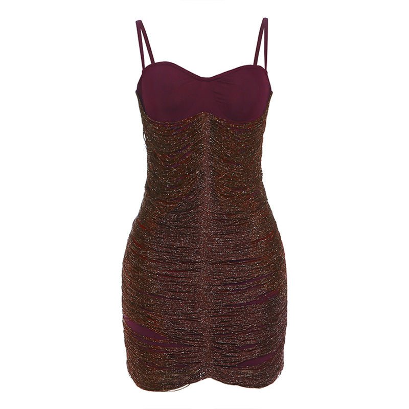 Chic Tassel Spliced Sleeveless Dress for Women - Vintress Fashion
