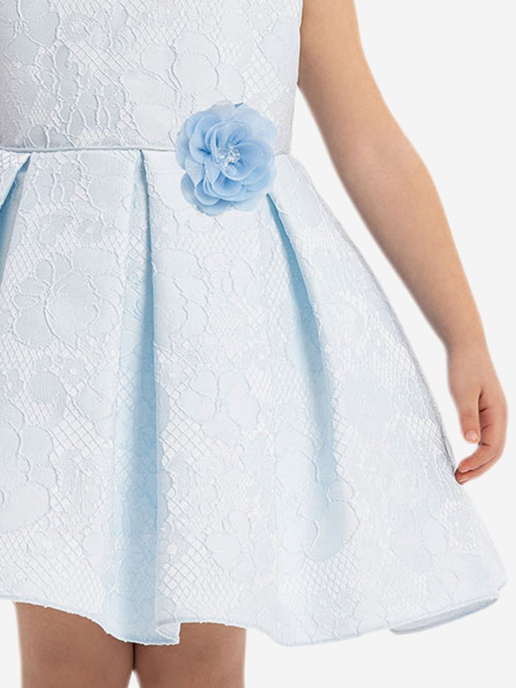 DRESS & Fleur Baby Girls Flower Dress in Blue - Vintress Fashion