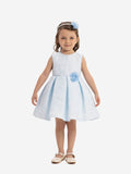 DRESS & Fleur Baby Girls Flower Dress in Blue - Vintress Fashion