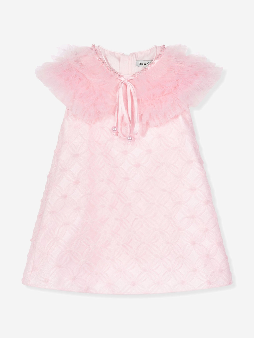 DRESS & Fleur Girls Occasion Dress and Cape Set in Pink - Vintress Fashion