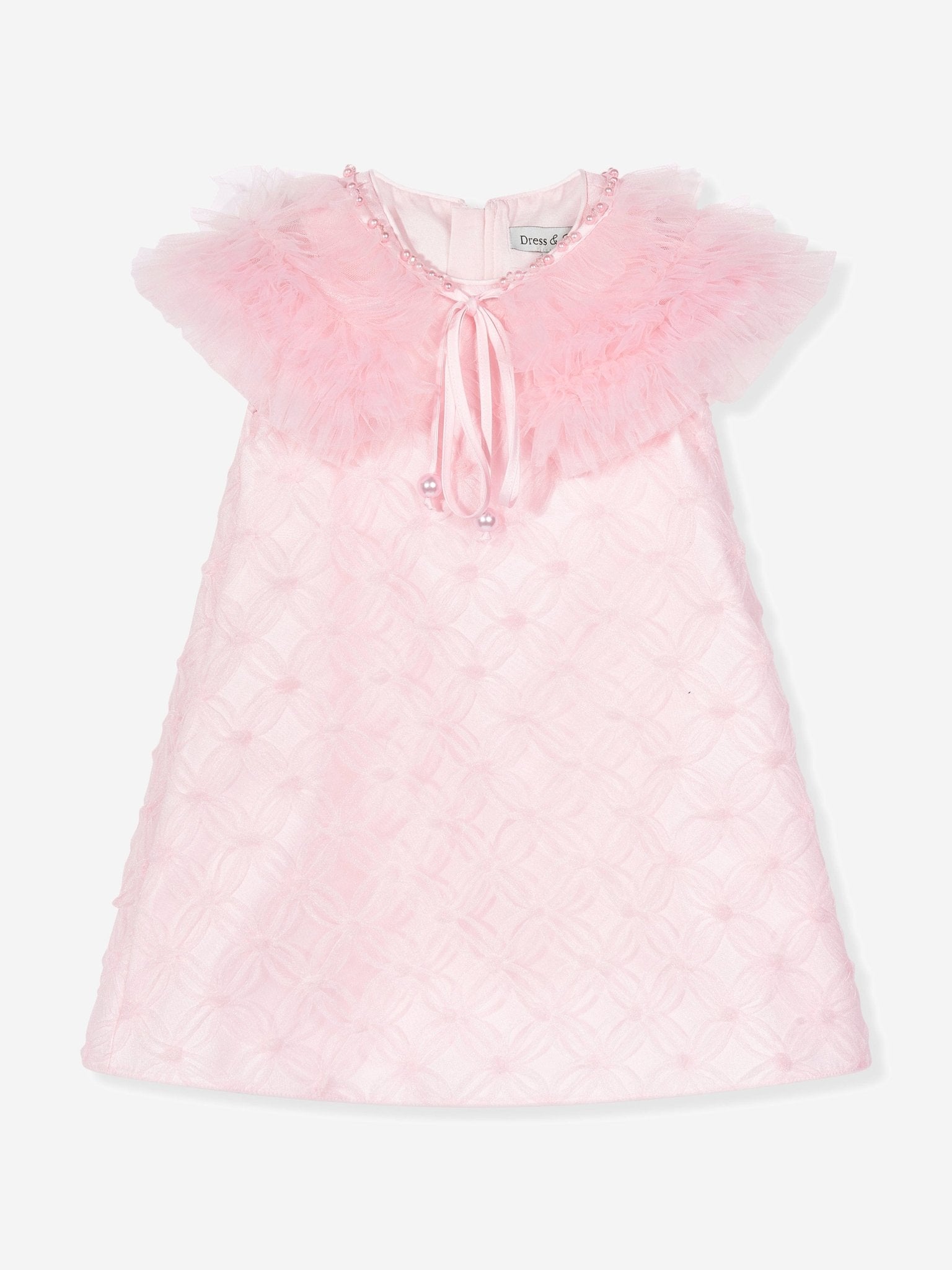 DRESS & Fleur Girls Occasion Dress and Cape Set in Pink - Vintress Fashion